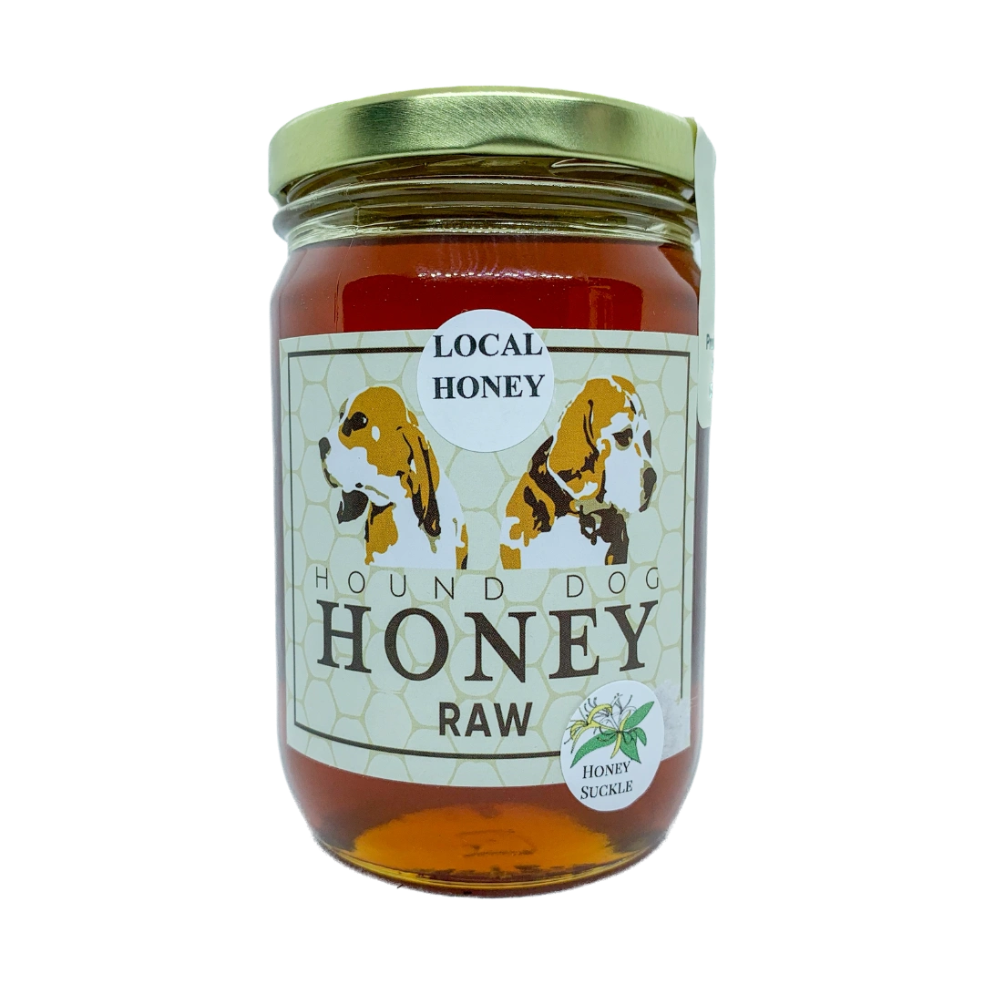 Honey Suckle Raw Local Honey 1lb Jar